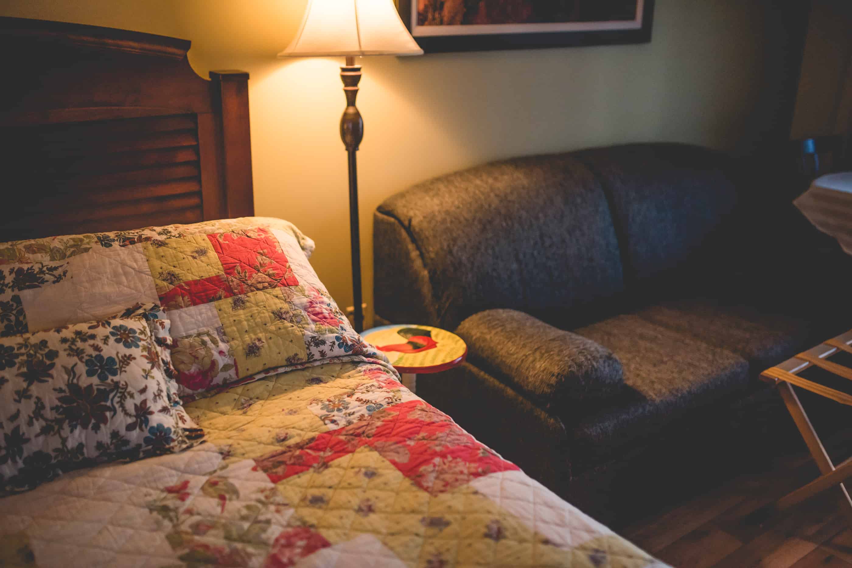 Lit et canapé-lit de la chambre supérieur